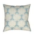 thumbnail image 1 of Surya LTCH-SHL-1818 Litchfield 18" Wide Square Novelty Seashells Polyester Outdoor Accent, 1 of 7