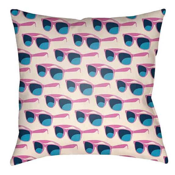 Artistic Weavers LTCH1428-2626 Litchfield Square Pillow, Fuchsia & Ivory - 26 x 26 ft.