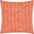 thumbnail image 1 of Surya Lachen LHN-014 20"H x 20"W Square Cotton Pillow Kit in Burnt Orange/Cream, 1 of 4