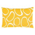 thumbnail image 1 of Lachen Woven Modern Pillow Cover in Saffron, Cream, 1 of 3