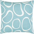 thumbnail image 1 of Surya Lachen LHN-021 13x20" Lumbar Cotton Pillow Kit in Teal Blue/Cream, 1 of 3
