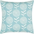 thumbnail image 1 of Surya Lachen LHN-024 20 x 20" Down Fill Pillow Kit in Teal Blue/Cream, 1 of 4