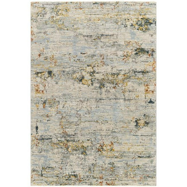 Surya Laila LAA-2300 120x168" Rectangle Modern Fabric Rug in Cream/Dark Blue