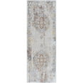 thumbnail image 1 of Surya Laila LAA-2307 31x87" Runner Traditional Fabric Rug in Light Gray/Teal, 1 of 6