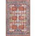 thumbnail image 1 of Surya Leicester LEC-2301 63 x 84" Rectangle Fabric Rug in Red/Dark Blue/Sage, 1 of 7