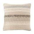 thumbnail image 1 of Surya Lorens LNS-001 20"Hx20"W Square Cotton Pillow Kit in Light Gray/Ivory, 1 of 2
