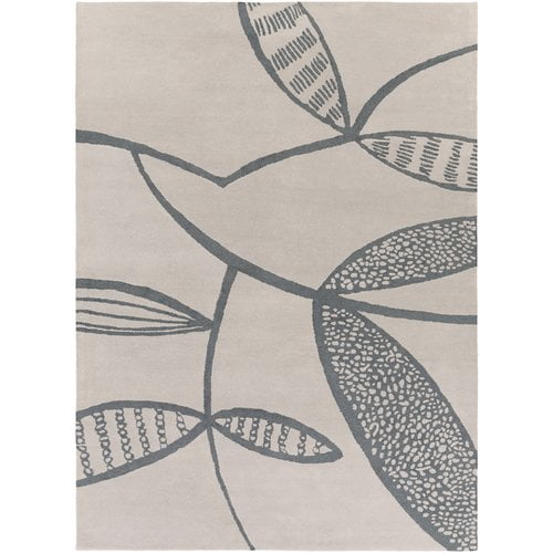 Lotta Jansdotter Decorativa Hand-Tufted Gray/Black Area Rug