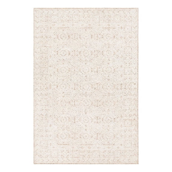 Surya Louvre LOU-2301 72 x 108" Rectangle Traditional Wool Area Rug in Tan/Cream