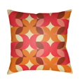 thumbnail image 1 of Surya  Moderne 18 x 18 x 4 in. Throw Pillow - Orange - Medium, 1 of 5