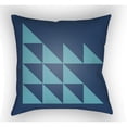thumbnail image 1 of Surya MD029-2222 Moderne Outdoor Large Throw Pillow, 22 x 22 x 5 in. - Navy & Aqua, 1 of 7