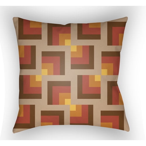 Surya MD091-2020 Moderne 20 x 20 x 4 in. Throw Pillow, Yellow - Medium