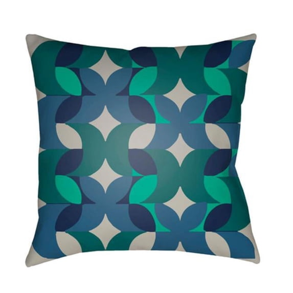 Surya MD095-2222 Moderne Outdoor Large Throw Pillow, 22 x 22 x 5 in. - Multicolor