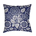 thumbnail image 1 of Surya MF025-2222 Moody Floral 22 x 22 x 5 in. Throw Pillow, Navy - Large, 1 of 7