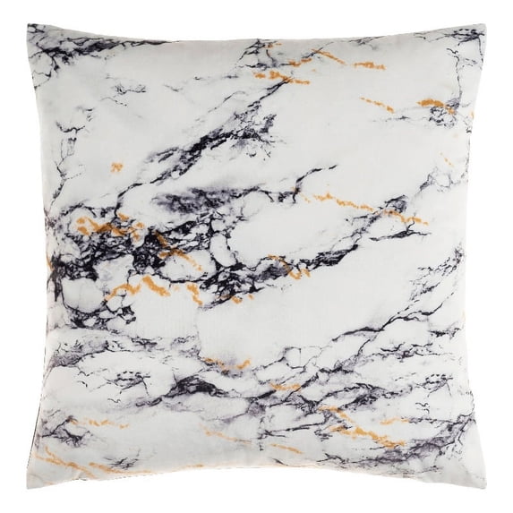 Surya Macall 20x20" Square Fabric Pillow Cover in Gray/Light Sage/Charcoal