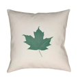 thumbnail image 1 of Surya  Maple Medium Throw Pillow - White & Green - 18 x 18 x 4 in., 1 of 2