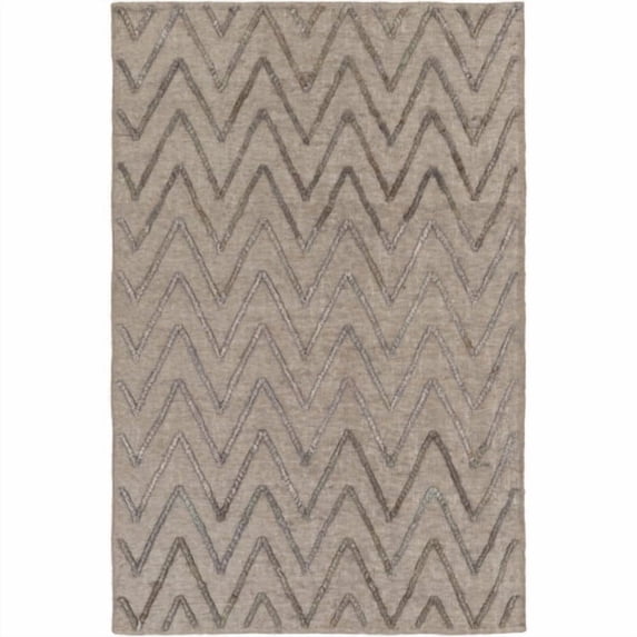 Surya Mateo Hand-Woven Medium Gray/Charcoal Area Rug
