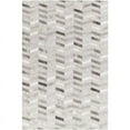 thumbnail image 1 of Surya Medora MOD-08 120x168" Rectangle Fabric Area Rug in Dark Brown/Light Gray, 1 of 5