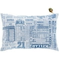 thumbnail image 1 of Surya Mind Games Poly Fill 22" Square Pillow in Cobalt, 1 of 5