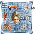 thumbnail image 1 of Surya  Mind Games Throw Pillow - Dark Blue - 22 x 22 x 5in., 1 of 2