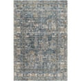 thumbnail image 1 of Surya Mirabel MBE-2301 144 x 180" Rectangle Fabric Rug in Blue/Dark Brown, 1 of 6