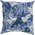 thumbnail image 1 of Surya Mizu Poly Fill 20" Square Pillow in Navy, 1 of 2