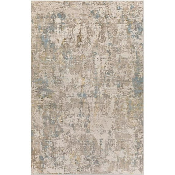 Livabliss RSW2302-679 6 ft. 7 in. x 9 ft. Roswell Machine Woven Rectangle Area Rug, Taupe