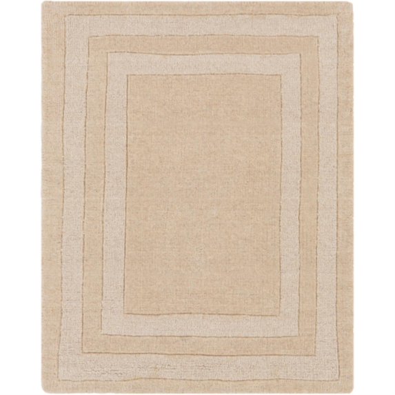 Surya Modern Sorrento Wool And Nylon 9' x 13' Area Rugs With Tan Finish