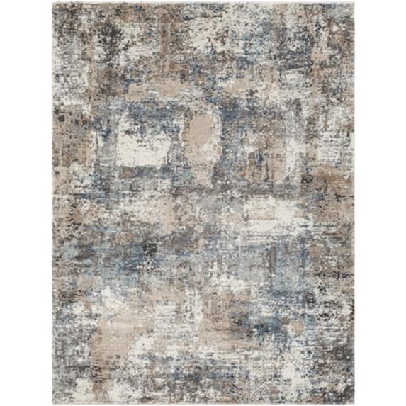 Montana Machine Woven Modern Rugs in Denim