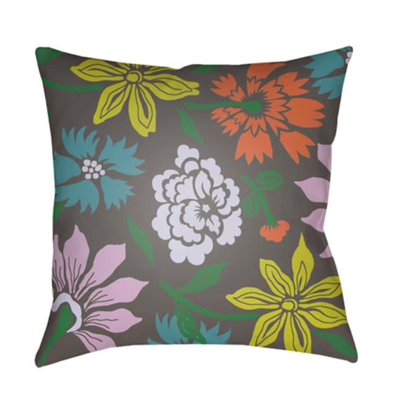 Surya Moody Floral 20" x 20" Medium Square Throw Pillow MF045-2020
