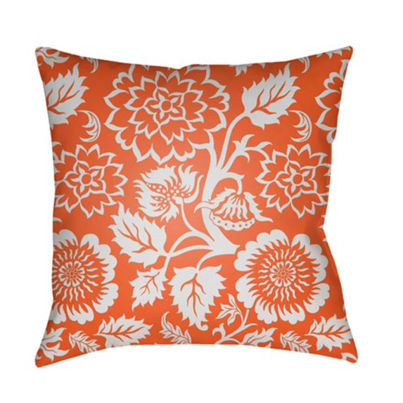 Surya Moody Floral Throw Pillow