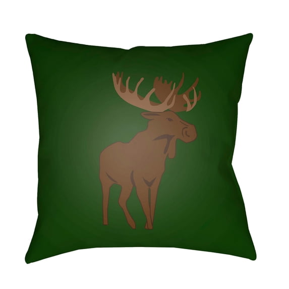 Moose 20 x 20 x 4 Throw Pillow