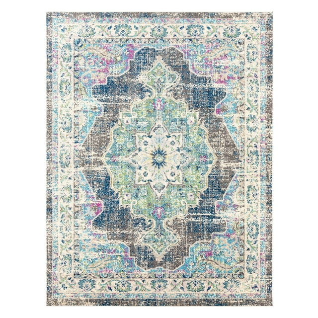 Surya Morocco Overdyed Medallion Area Rug