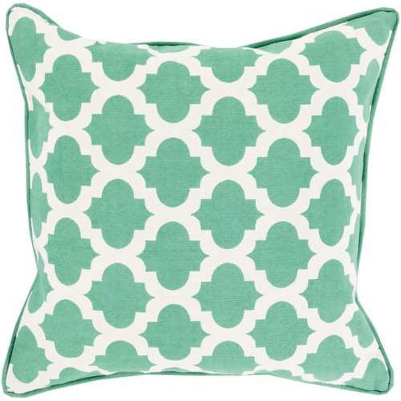 Surya Morrocan Printed Lattice 20" x 20" Pillow With Down Insert MPL009-2020D