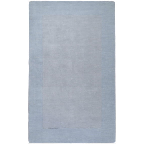 Surya Mystique Area Rug M-305 Light Blue Solid Border 8' x 11' Rectangle