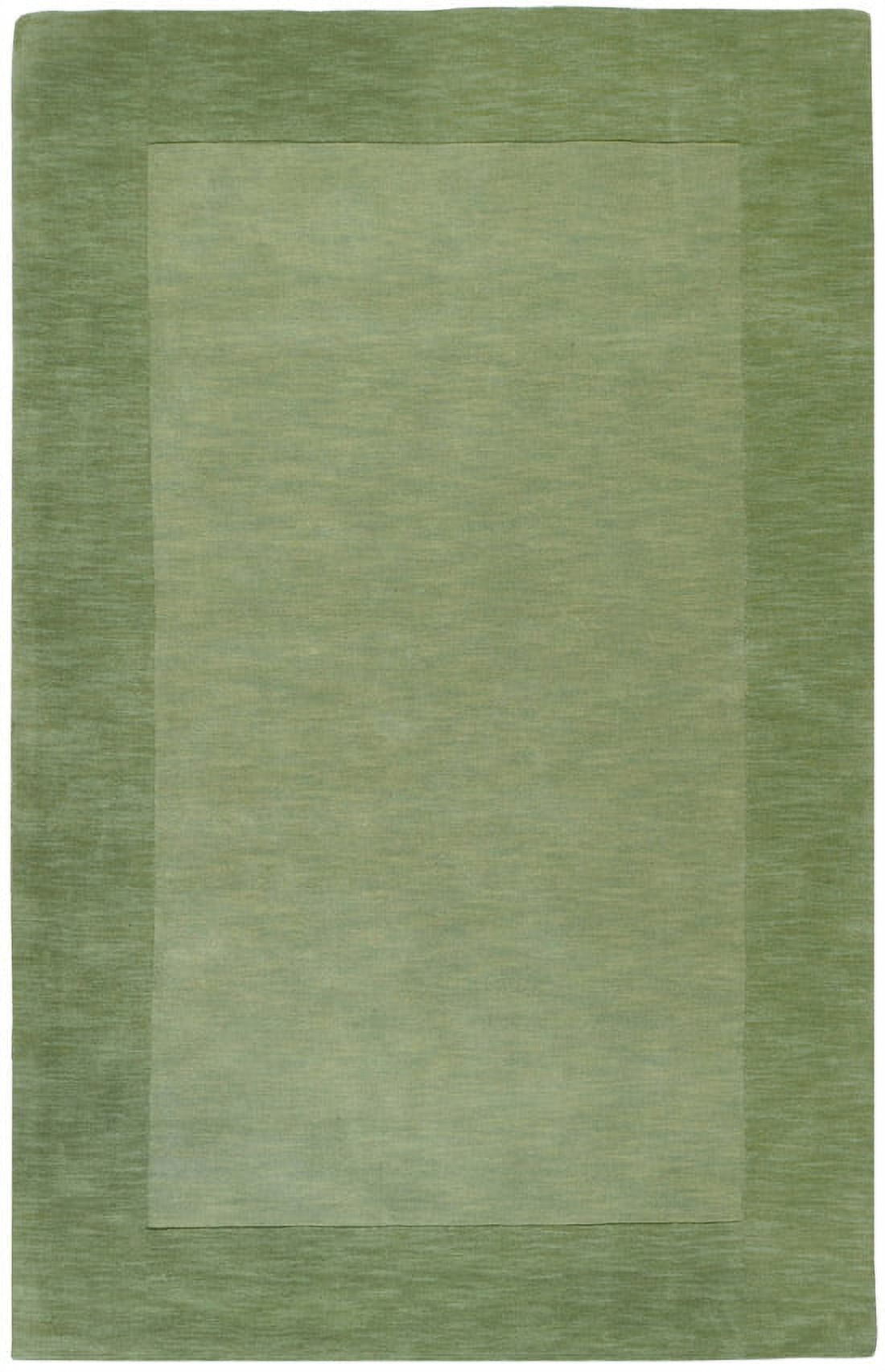 Surya Mystique Area Rug M310 Green Solid Border 8' x 8' Square
