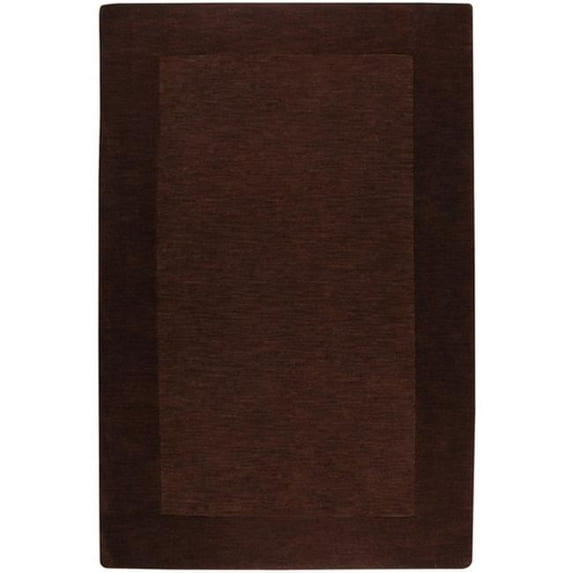 Surya Mystique Rug- 100% Wool- Hand Crafted- Chocolate- 3'3''X5'3''