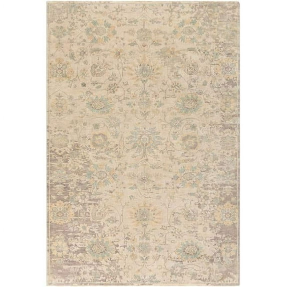 Surya NOY8006-46 4 x 6 ft. Normandy Hand Knotted Rug - 100 Percent Wool