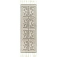 thumbnail image 1 of Surya Norwood NWD-2302 30x96" Runner Global Fabric Rug in Charcoal/Cream, 1 of 3