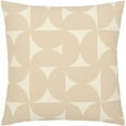 thumbnail image 1 of Livabliss NTR002-1818D 18 x 18 in. Natur NTR-002 Pillow Cover with Down Insert, Camel & Cream, 1 of 2
