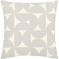 thumbnail image 1 of Surya Natur NTR-001 18x18" Square Cotton Pillow Cover in Medium Gray/Light Beige, 1 of 3