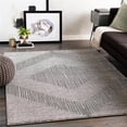 thumbnail image 1 of Surya Nepali NPI-2316 24 x 36" Rectangle Fabric Area Rug in Black/Gray/Slate, 1 of 7