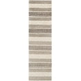 thumbnail image 1 of Surya Neutrals FLS-2301 60 x 90" Rectangle Wool Area Rug in Cream/Charcoal, 1 of 7