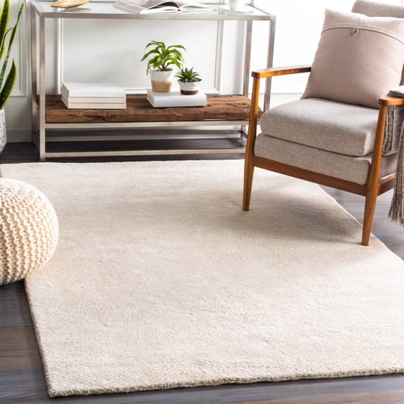 Surya PMA2304-576 5 ft. x 7 ft. 6 in. Parma Hand Knotted Rug, Khaki & Ivory