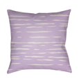 thumbnail image 1 of Surya  Painted Stripes Medium Throw Pillow - Purple & White - 20 x 20 x 4 in., 1 of 2