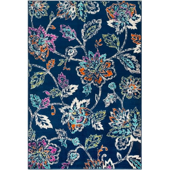 Livabliss 5 ft. 3 in. x 7 ft. 6 in. Paramount Area Rug, Dark Blue