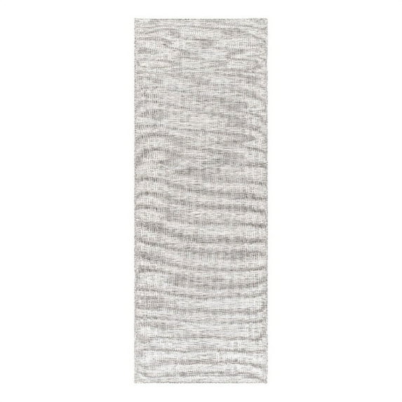 Surya Pasadena PSA-2352 30 x 87" Runner Traditional Fabric Rug in Gray/Cream