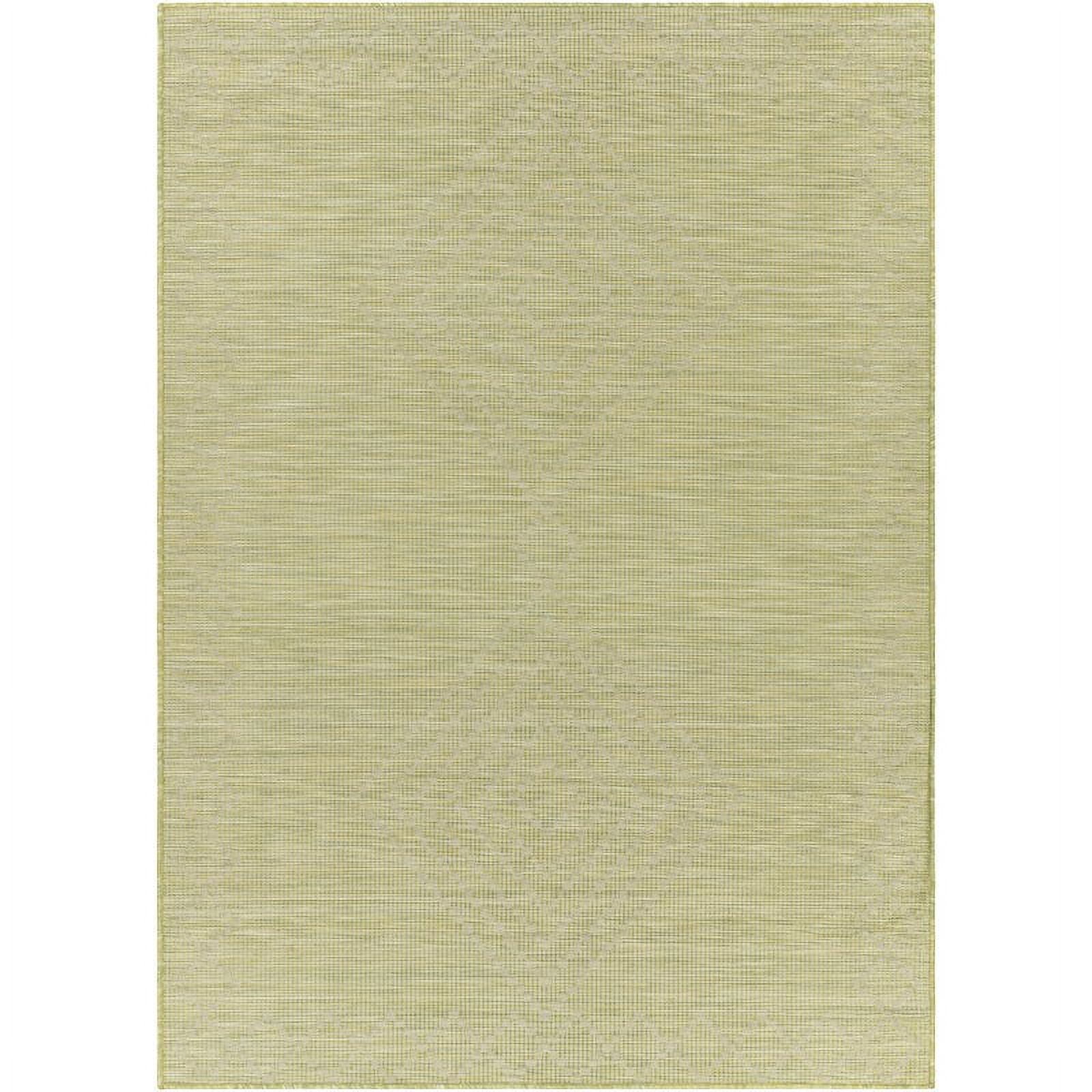 Surya Pasadena PSA2366 92 x 120" Rectangle Fabric Rug in Sage Green