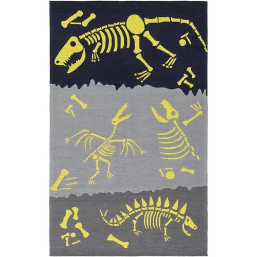 Surya Peek-a-Boo 5' x Area Rug 5' x 5' x 7'6" Blue Gray