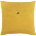 thumbnail image 1 of Surya Penelope 20"Hx20"W Polyester Fill Cotton Pillow Kit in Mustard Yellow, 1 of 4