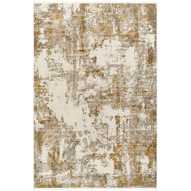 Elysian Gray Washable Rectangular Area Rug 7'10" x 10'